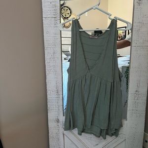 Plus size flowy tank top